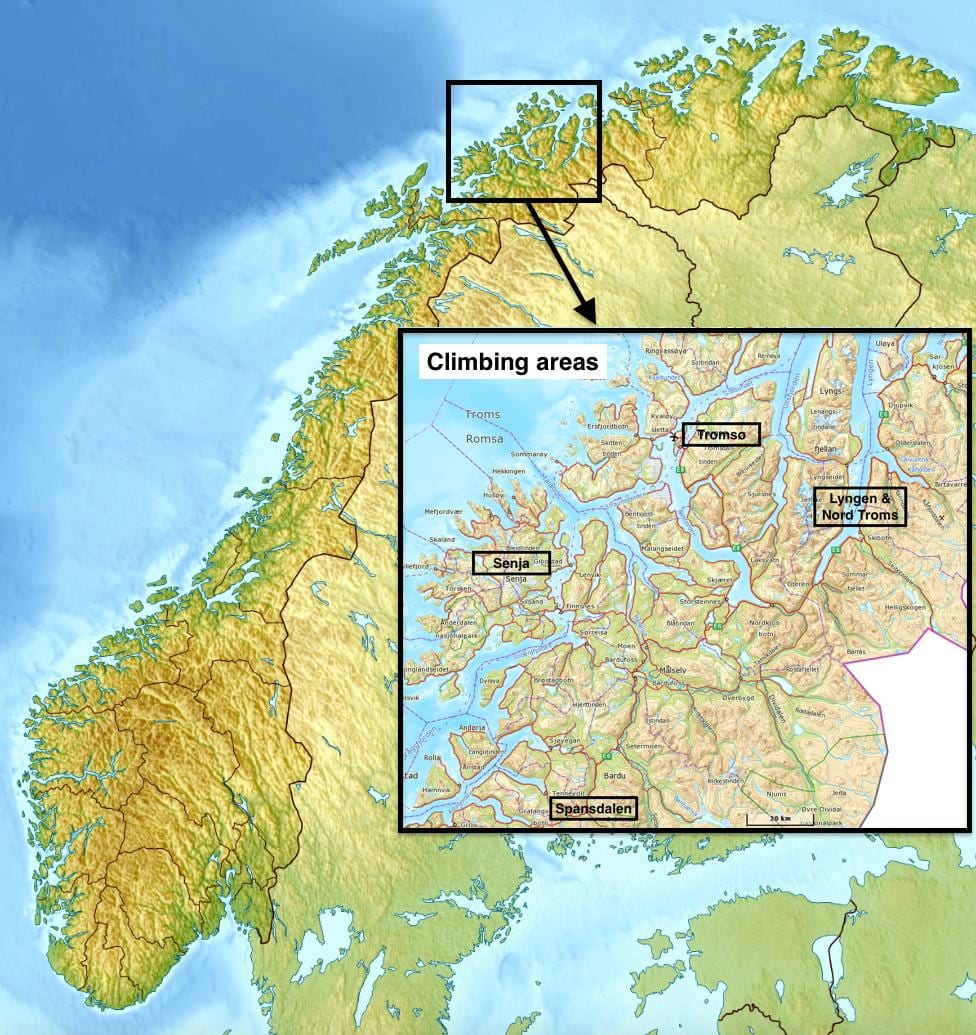 tromsø ನಾರ್ವೆ ನಕ್ಷೆ