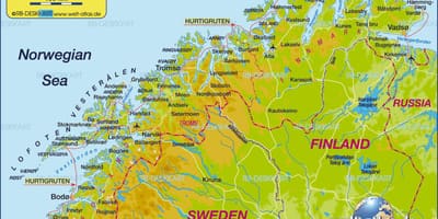 ನಕ್ಷೆ kirkenes ನಾರ್ವೆ